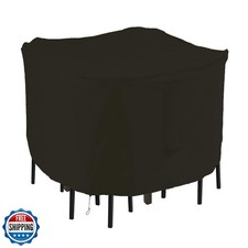 Izzybang Set da Pranzo Altezza Bar Esterno Copertura per Squ Alto 5 Pezzi