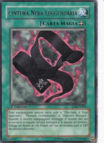 Carta cintura nera - yu, gi