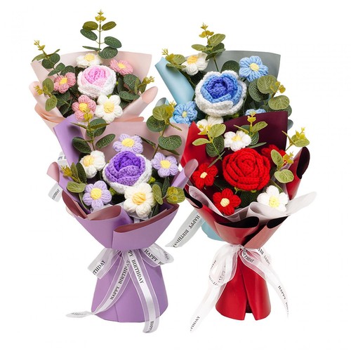 Fiore lavorato maglia - fiore,