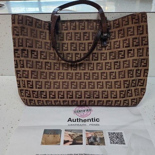 Vintage fendi monogram tote - fendi,