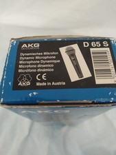 AKG D65 Microphone With Box