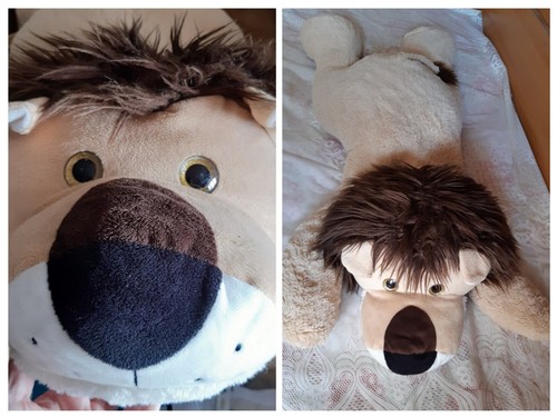 Peluche grande leone 90cm - peluche,