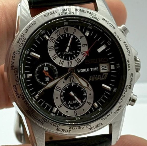 Orologio seiko world time ana - seiko,