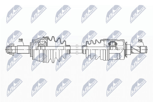 Albero motore nty npw 097 - nty, npw-pl-097