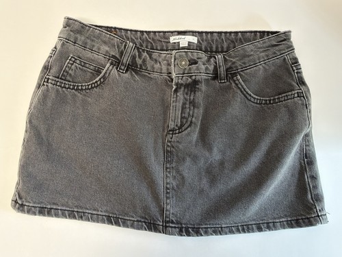 Y2k minigonna denim - , antracite