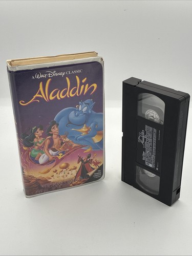 Aladdin vhs disney - aladdin, clamshell