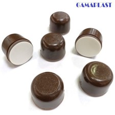 FERMAPORTE ADESIVO MARRONE