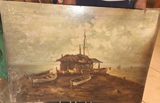 Dipinto Ad Olio Su Masonite