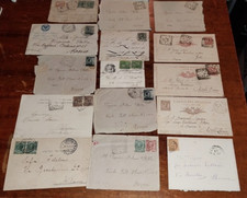 Lotto buste viaggiate anni - lotto,