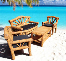 Bambù Tubo Massiccio Arredamento Mobile Giardino Panca Tavolo Poltrona Terrazza