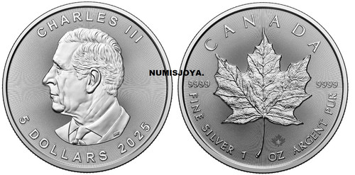 Canada dollari foglia - canada, 5