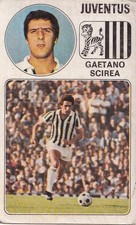 CALCIATORI PANINI 1976-77 JUVENTUS GAETANO SCIREA NUOVA N° 154
