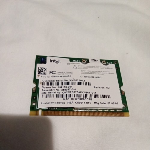 Intel pro wireless - intel, pro/wireless