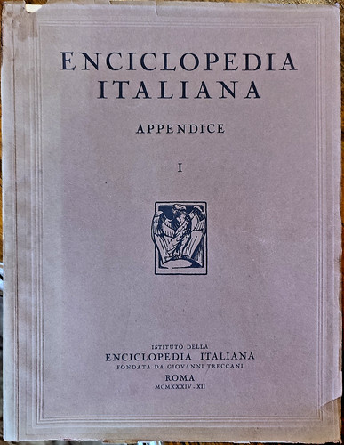 Enciclopedia italiana - enciclopedia, di