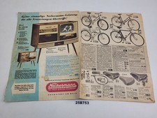 Pagine catalogo Neckermann accessori bici sella radio anni 60 #25B753