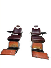 COPPIA DI POLTRONE DA BARBIERE
