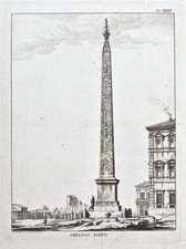 Piranesi a Roma obelisco