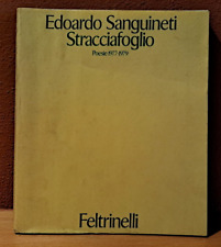 Sanguineti STRACCIAFOGLIO POESIE 1977 1979 Feltrinelli