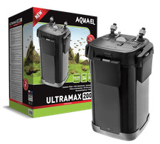 Aquael Ultramax 2000 L/H Grande Filtro Esterno 24W 400-700L Acquario Pompa