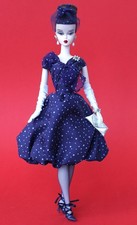 Barbie silkstone Parisienne pretty-Fashion royalty ABITO+ VELETTA+SCARPE