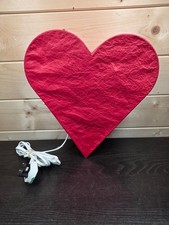 Lampada cuore carta rossa Ikea