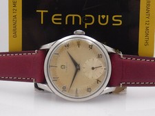 OMEGA BIG SECOND VINTAGE 2639 ACCIAIO ANNO 1950 CARICA MANUALE OROLOGIO UOMO