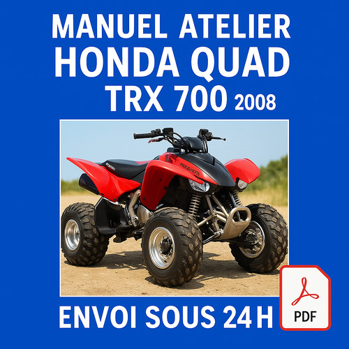 Manuel atelier honda - manuel, 700