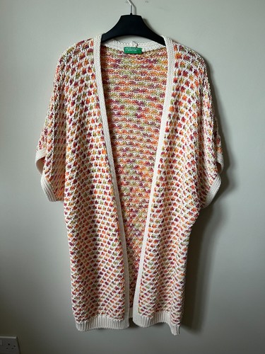 Cardigan lungo stile - , uncinetto