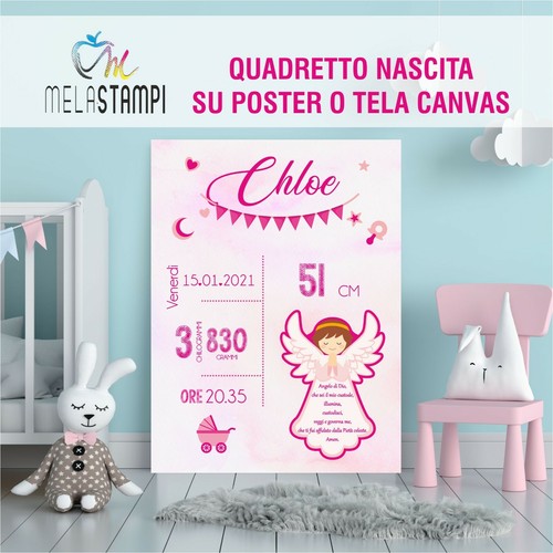 Quadretto nascita - quadretto,