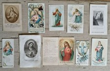 Lotto di 10 santini immagini