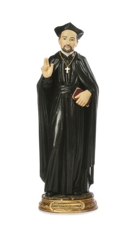 Statua sant ignazio loyola - di,