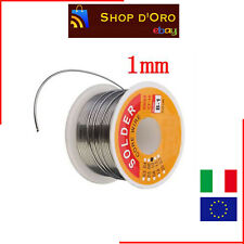 Stagno 1 mm 63/37 con flussante bobina saldare MODELLO A QUALITà A 