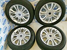 4 CERCHI IN LEGA R16 + COPPE RUOTE + GOMME INVERNALI MICHELIN LANCIA DELTA 2010