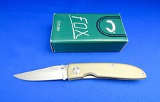 Coltello MANIAGO/FOX VINTAGE LINER LOCK n.499 OC CHAMPAGNE Made In ITALY MAI USATO COND