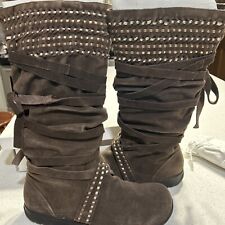 Stivali donna scamosciati