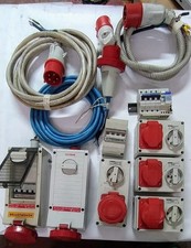 Stock di materiale elettrico Gewiss e  Scame, prese e interruttori 4 e 5 Poli