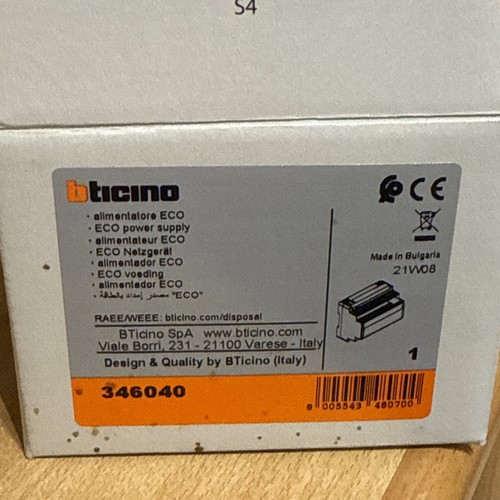Alimentatore bticino 346040 - alimentatore,