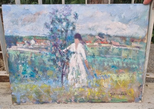 Olio cartone giuseppe - olio,