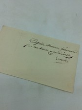 AUTOGRAFO ORIGINALE DI LAZARE