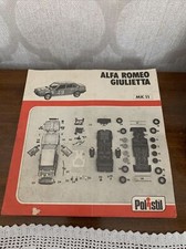 Istruzioni Polistil Vintage Alfa Romeo Giulietta Mk11 