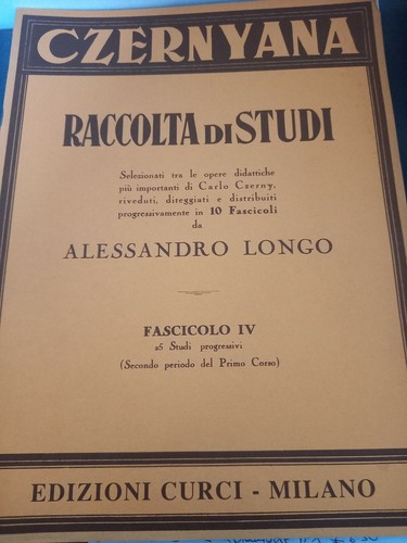 Czernyana raccolta studi x - di,