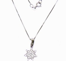 18KT WHITE GOLD SMALL SUN