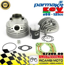 57300.00 CILINDRO 121cc ø55 PARMAKIT ECV VESPA PK ET3 PRIMAVERA 125 IN ALLUMINIO