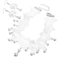 Collana Con Ciondolo Nappa Di Antica Gioielli Da Sposa Perle