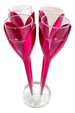 set di quattro bicchieri moet & chandon serie flower rosè SENZA BOTTIGLIA