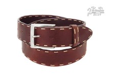 Cintura uomo donna in cuoio lavorazione artigianale italiana da cm 4