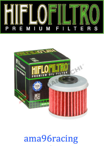 Hiflo hf116 filtro olio honda - filtro,