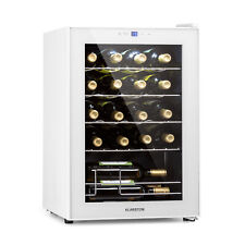 Cantinetta frigo vino bevande cantinetta vino 53L porta vetro 20 bottiglie bianco LED