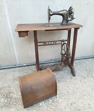 ECCEZIONALE MACCHINA DA CUCIRE HAID & NEU ANTICA PRIMO 900 CON SUPPORTO NECCHI