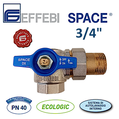 Valvola sfera squadra blu - a,